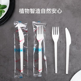 喇叭花PLA环保刀叉勺