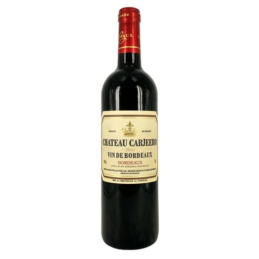 法国卡尔杰罗红葡萄酒2003 13度750ml 商品图0