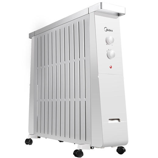 美的（Midea） 油汀电暖器13片电热油汀防烫 静音节能取暖器家用 电暖气 NY2213-17B（机械旋钮款） 商品图1