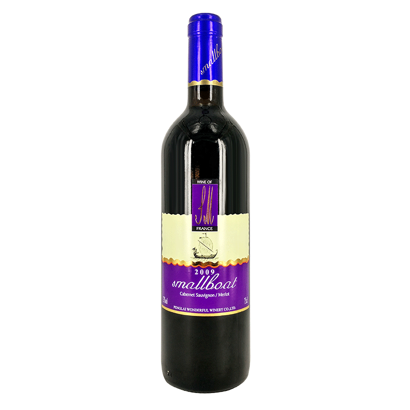 山东小木船2009干红葡萄酒13度750m