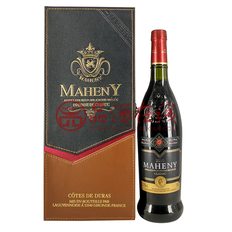 法国马轩尼经典红葡萄酒礼盒装12.5度750ml