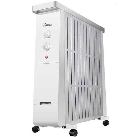 美的（Midea） 油汀电暖器13片电热油汀防烫 静音节能取暖器家用 电暖气 NY2213-17B（机械旋钮款） 商品图0