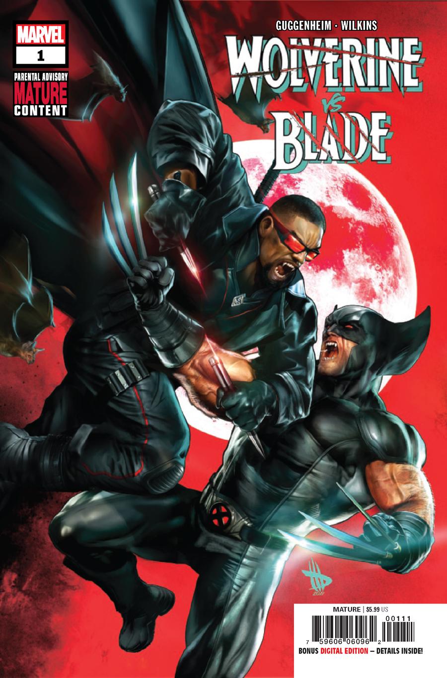 金刚狼Vs刀锋战士 斜线 Wolverine Vs Blade Special（2019）普封