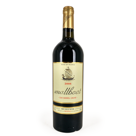 山东小木船2008干红葡萄酒12度750ml
