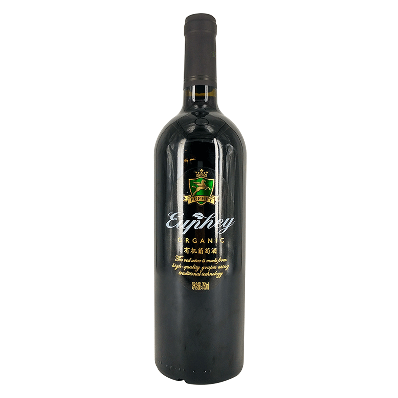 山东烟台欧斐世家美乐有机葡萄酒12度750ml