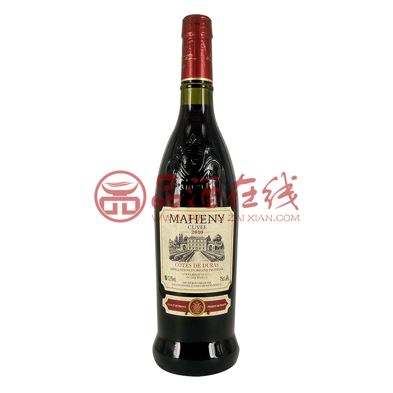 法国马轩尼精酿红葡萄酒12度750ml