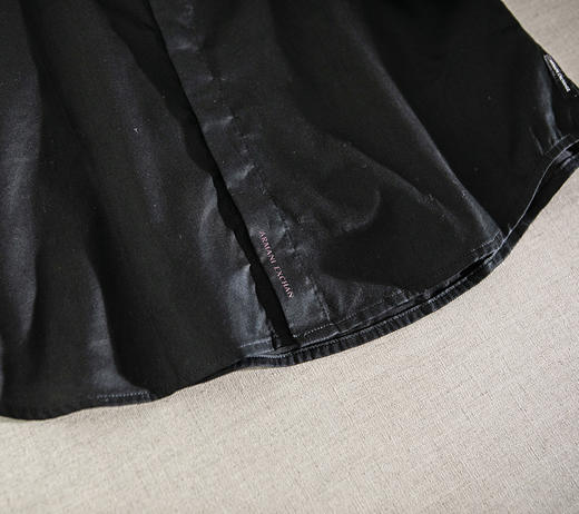 THS 9.29-无-孤品尾货专场 黑色领内红色内衬装饰长袖衬衫 AG1099 商品图7