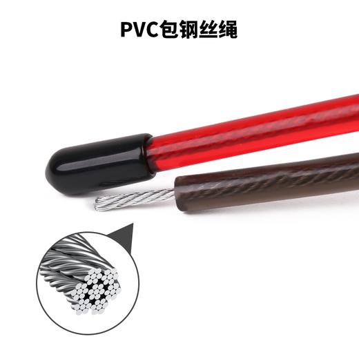 （2根）75派智能跳绳T20&T20L原厂加长备用绳PVC包钢丝直径4.5毫米，长3米 商品图5