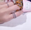 【首饰】音符戒指 微镶满钻日韩百搭简约镂空指环 商品缩略图1