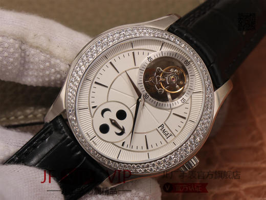 R8伯爵BIack Tie系列超薄月相陀飞轮腕表，搭载全部伯爵642P超薄手动上链月相陀飞轮机芯：（机芯功能同步正品。) 商品图3