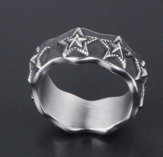 【首饰】星星戒指 韩版潮流款式 情侣对戒 商品图2