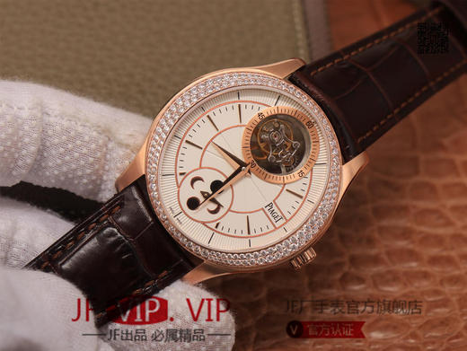 R8伯爵BIack Tie系列超薄月相陀飞轮腕表，搭载全部伯爵642P超薄手动上链月相陀飞轮机芯：（机芯功能同步正品。) 商品图1