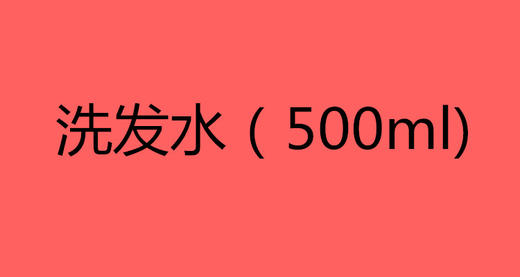 500ml洗发水 商品图0