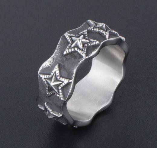 【首饰】星星戒指 韩版潮流款式 情侣对戒 商品图1