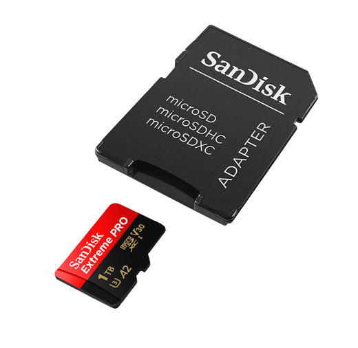 SanDisk闪迪 1TB无人机TF卡手机内存卡micro sd卡 A2相机卡存储卡 商品图2
