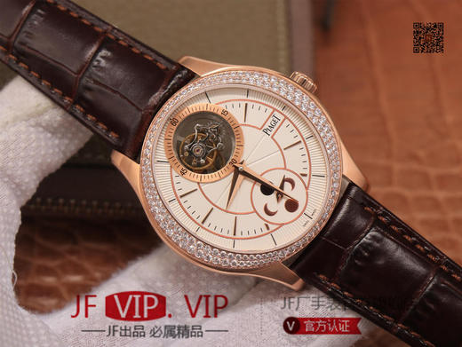 R8伯爵BIack Tie系列超薄月相陀飞轮腕表，搭载全部伯爵642P超薄手动上链月相陀飞轮机芯：（机芯功能同步正品。) 商品图2