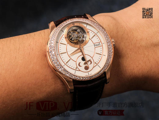 R8伯爵BIack Tie系列超薄月相陀飞轮腕表，搭载全部伯爵642P超薄手动上链月相陀飞轮机芯：（机芯功能同步正品。) 商品图9