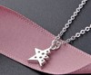 【首饰】s925纯银半星星个性镶锆石吊坠锁骨链套链 商品缩略图2