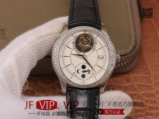 R8伯爵BIack Tie系列超薄月相陀飞轮腕表，搭载全部伯爵642P超薄手动上链月相陀飞轮机芯：（机芯功能同步正品。) 商品图0