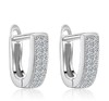 【首饰】纯银耳扣925 韩版时尚锆石耳环 商品缩略图1