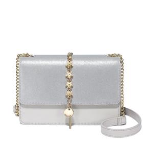 【一般贸易】【授权商品】纽芝兰（NUCELLE）韩版chic风斜挎链条女包 铅灰色323