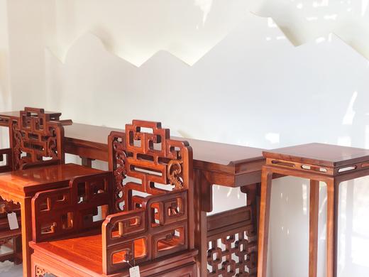 红桥红 家具严选  缅甸花梨(大果紫檀）  【中堂六件套】 商品图6