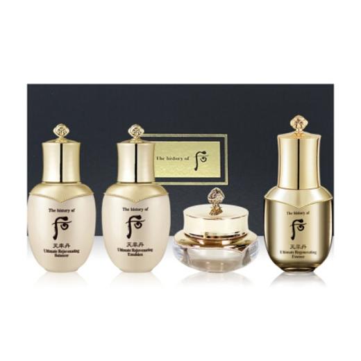 【现货】whoo 后 天率丹 水乳/面霜/精华 中样四件套 商品图0