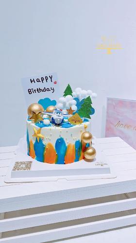 1027CAKE | 飞机主题 超级飞侠