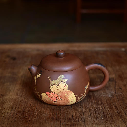 建水紫陶 三金壶 商品图0