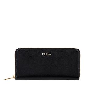 【香港直邮】Furla 芙拉 黑色皮革钱包女士 755244
