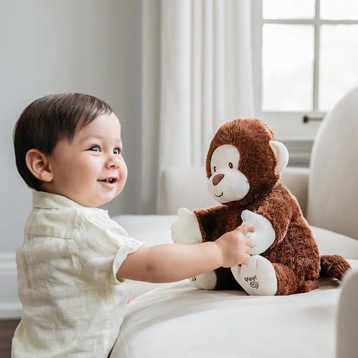 【新品】美国Baby Gund 拍手小猴子儿童安抚玩具会唱歌毛绒音乐玩偶公仔 商品图1