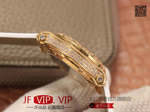 萧邦HAPPYSPORT系列女士腕表，快乐钻系列最有特色是夹层玻璃的五颗钻石产生自旋犹如舞蹈9015机芯，36尺寸，女士腕表，皮表带，自动机械机芯，透底。 商品图5