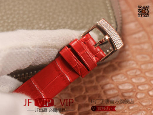 萧邦HAPPYSPORT系列女士腕表，快乐钻系列最有特色是夹层玻璃的五颗钻石产生自旋犹如舞蹈9015机芯，36尺寸，女士腕表，皮表带，自动机械机芯，透底。 商品图8