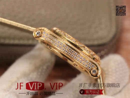 萧邦HAPPYSPORT系列女士腕表，快乐钻系列最有特色是夹层玻璃的五颗钻石产生自旋犹如舞蹈9015机芯，36尺寸，女士腕表，皮表带，自动机械机芯，透底。 商品图5