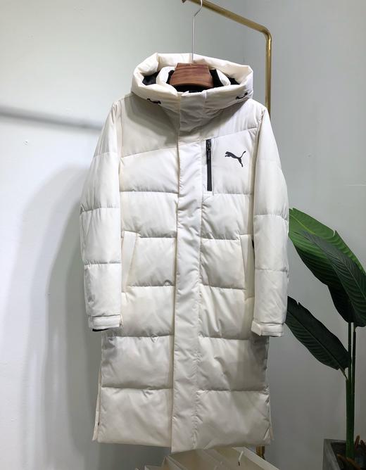 点此购买 男女款彪马PUMA白鸭绒长款羽绒服 领128095 商品图5