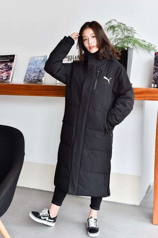 点此购买 男女款彪马PUMA白鸭绒长款羽绒服 领128095 商品图4