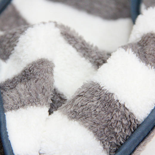 阳离子浴裙客人服宽条 豆沙 灰色 商品图6