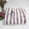 阳离子浴裙客人服宽条 豆沙 灰色 商品缩略图2