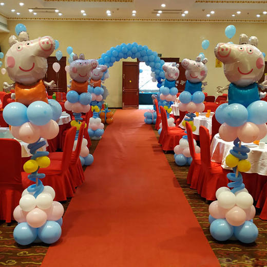 宝宝百日宴会婴儿百天生日布置满月宴气球装饰满月酒布置 商品图1