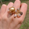 「花开」金珠指间戒 商品缩略图0