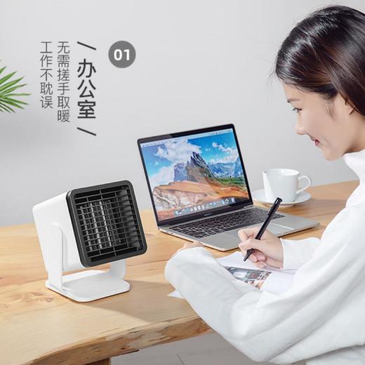 冬日小方糖 温暖不费电 属于你的暖风机 Sezze西哲暖风机HT-118(WH) 商品图0