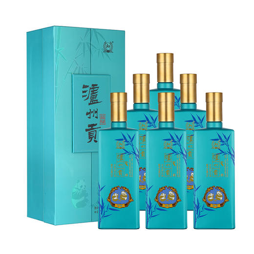 【泸州老窖酒名堂】52度 泸州贡酒翡绿500ml*6 商品图1