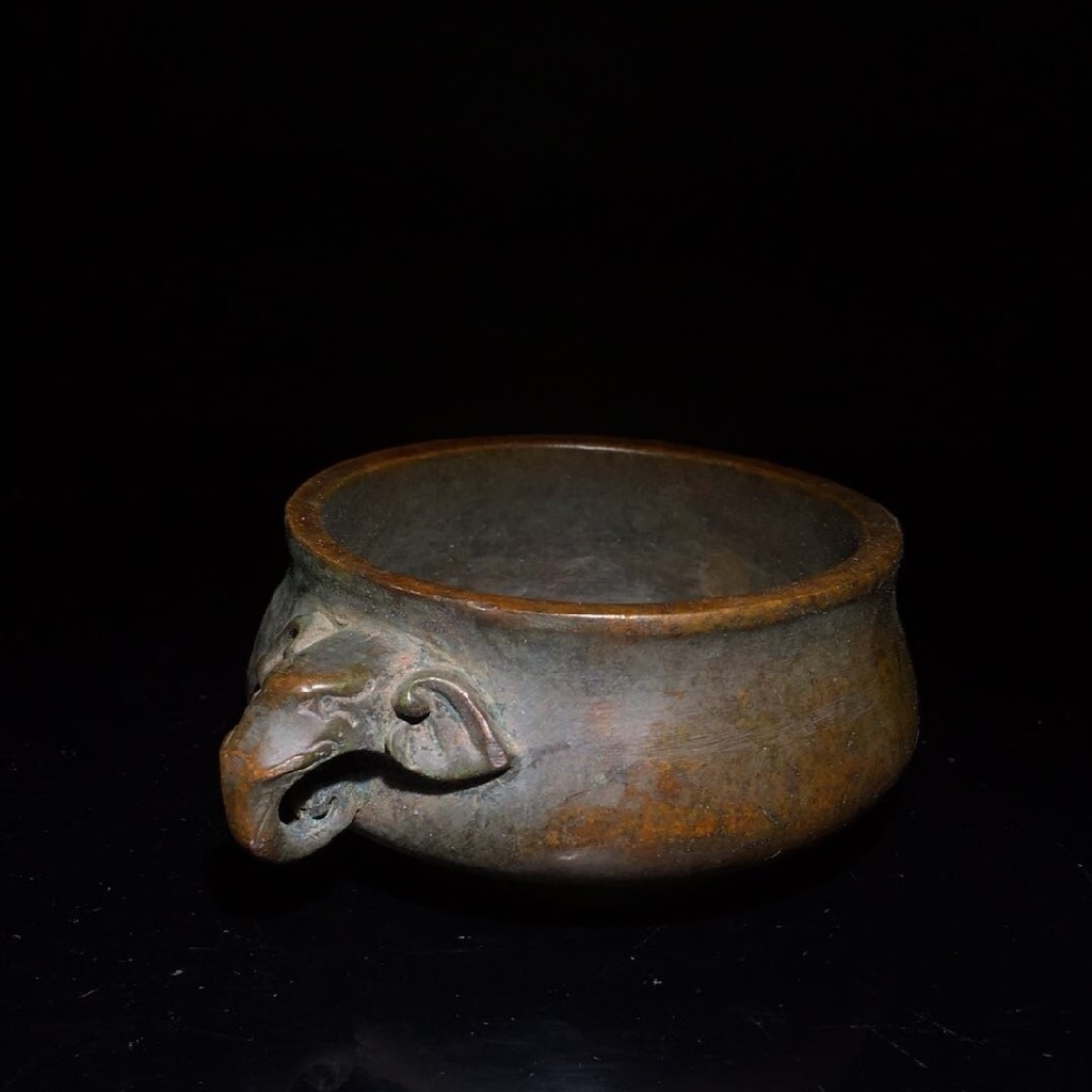 铜香炉(陈巧生款)