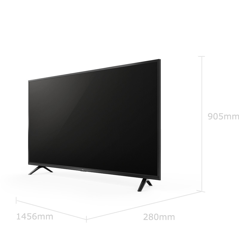 tcl 65v2 65英寸30核ai人工智能 纤薄全面屏4k超清hdr电视机 (银河灰)