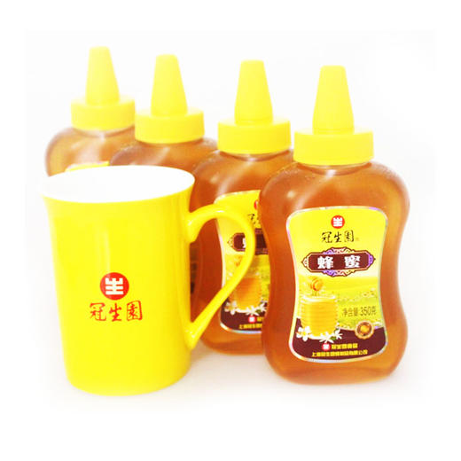 冠生园蜂蜜礼盒350g*4瓶 商品图2