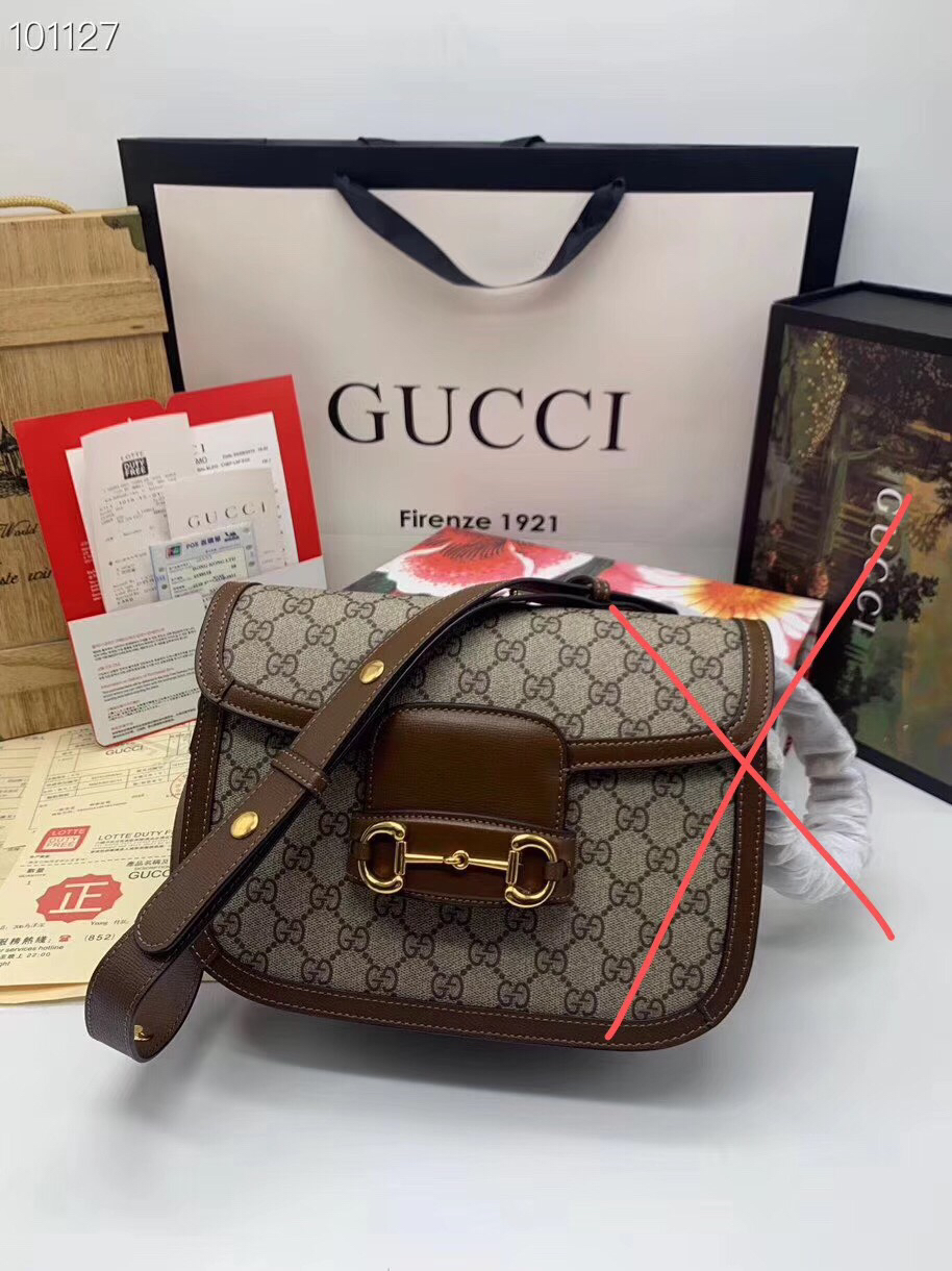 gucci 1955马衔扣包包