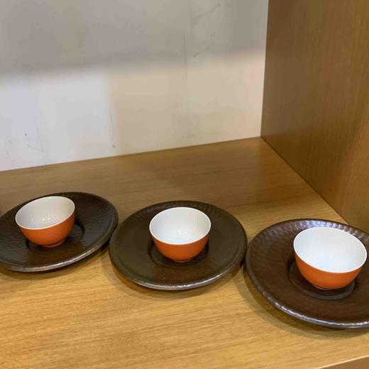 功夫手工茶杯 橘色 商品图1