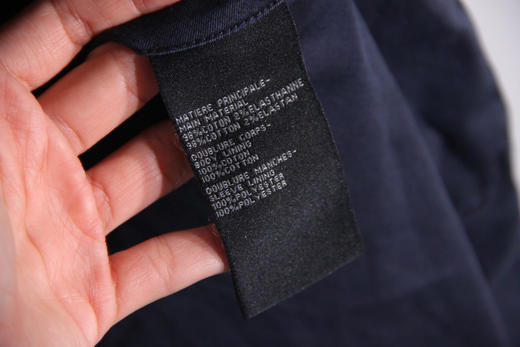 法国BU*TON 重水洗做旧 深蓝 休闲单西服 外套   WT229 商品图10