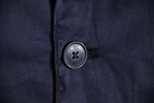 法国BU*TON 重水洗做旧 深蓝 休闲单西服 外套   WT229 商品图4
