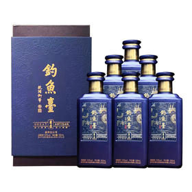 【推荐】钓鱼台巨匠 53度  酱香型  500ml*6瓶装  整箱装酒水